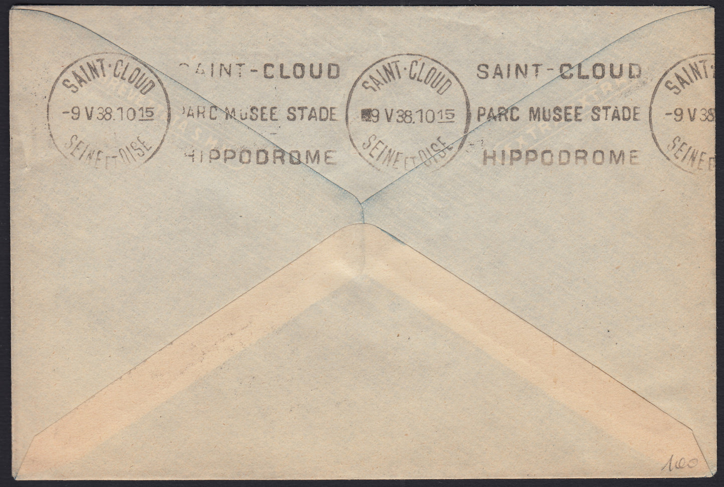 1926 - 1st air postal service Turin - Trieste 1/4/26 with Franciscan c. 60 carmine + P.Aerea c. 60 gray (195 + A3)