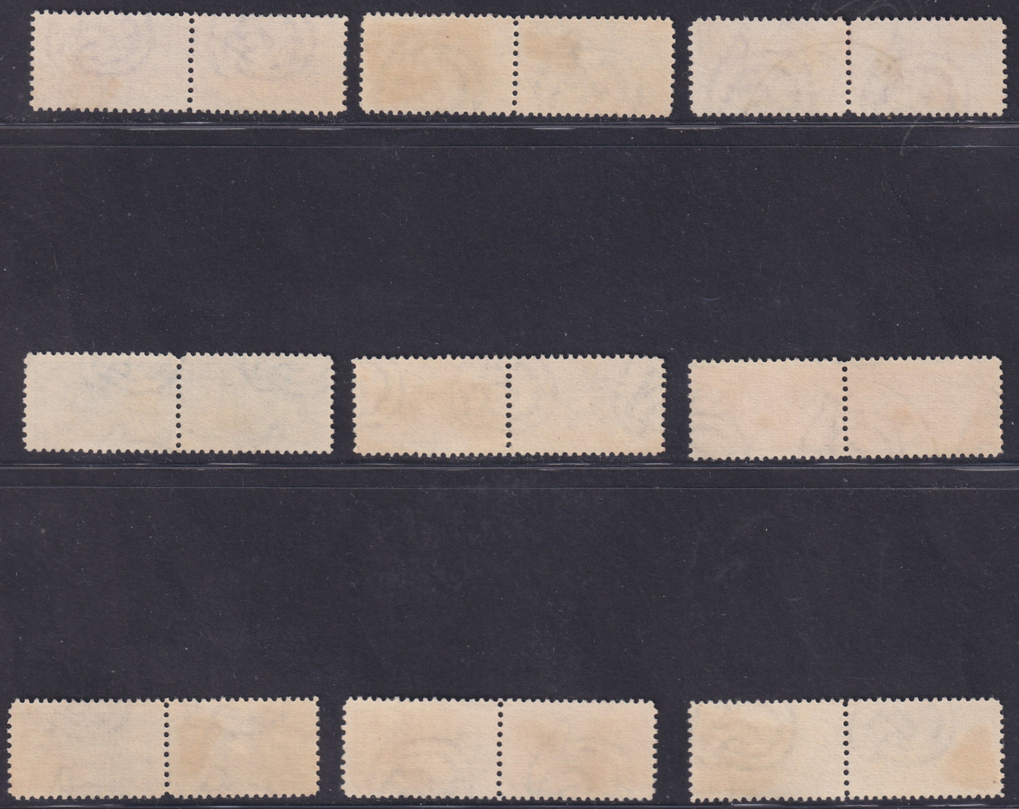 AFIS2 - SOMALIA A.F.I.S. - 1950 - Pacchi Postali, serie completa di 9 valori usata con annulli originali. (1/9)