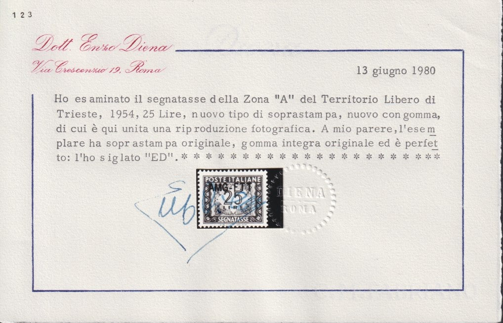 1954 - Air Mail, 75th anniversary of the UPU, complete set of 3 new values (17/19)