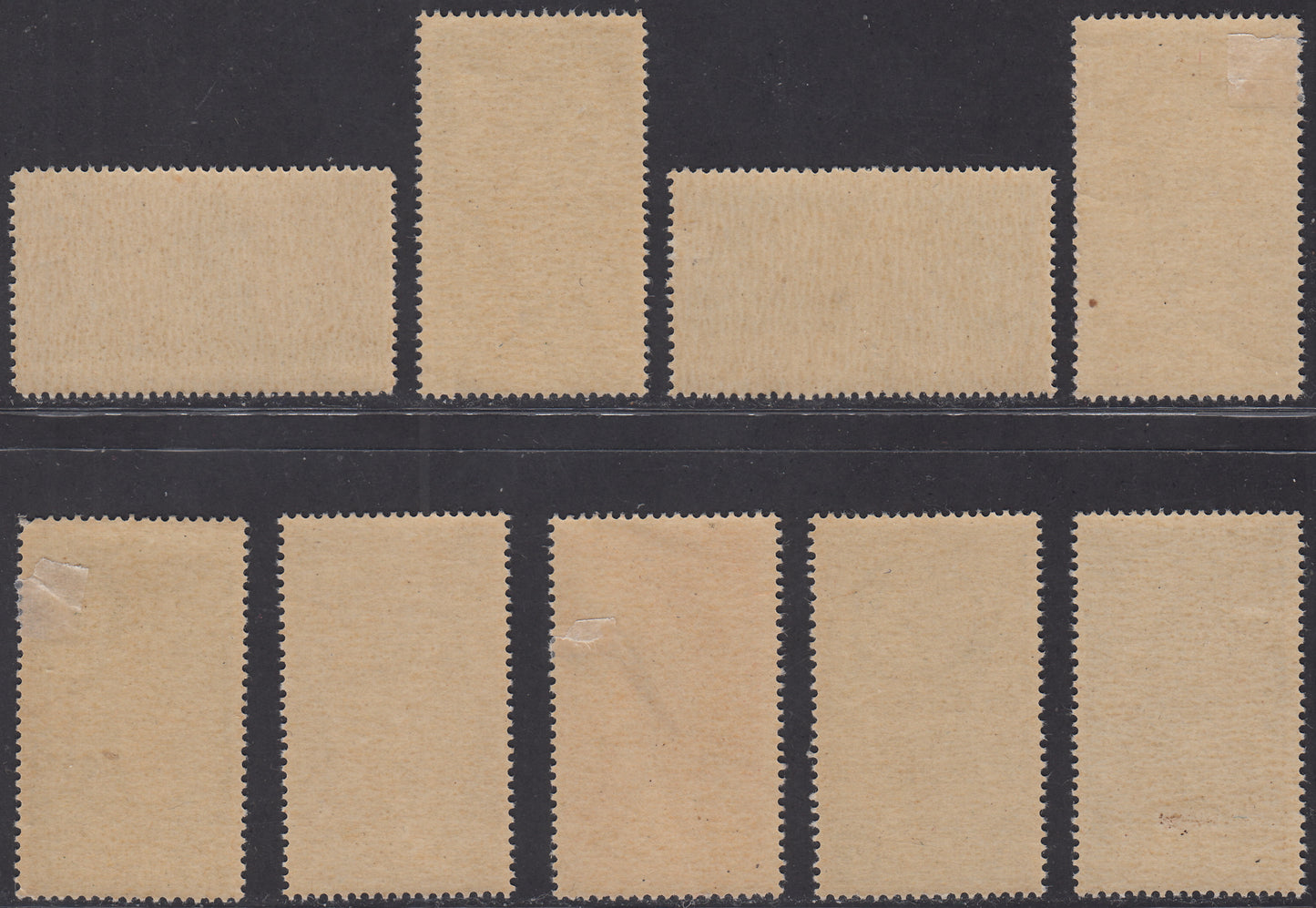 CP161 - 1946 - Polish Corps, War Relief stamps Complete set of nine values used (18/26).