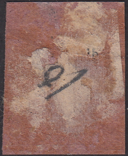 1852 - Duchy of Modena issue with dot after the figure, c. 10 new pink rubber intact (9)
