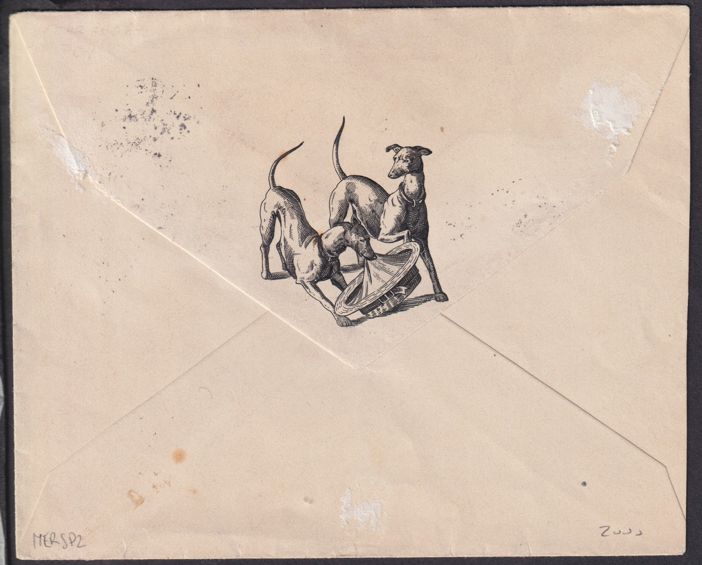 MERSP2 -1918 - Letter sent from Algund franked with IV type complete series + Austrian supplement (10/12).