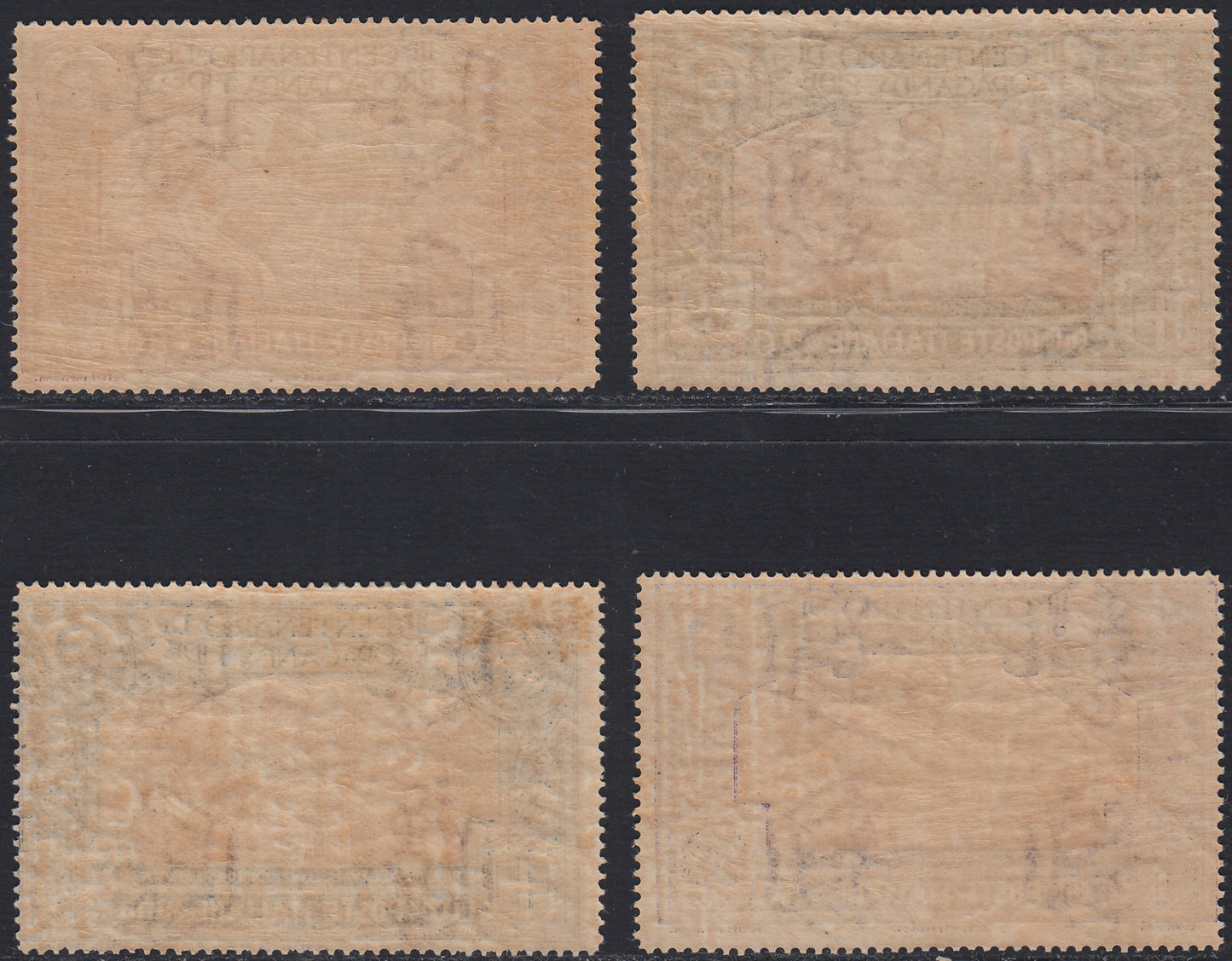 RN203 -1923 - 3° centenario della Congregazione di Propaganda Fide nuova gomma integra. (131/134).