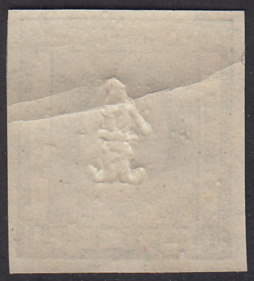 Kingdom of Sardinia 1861 - Printed, c. 2 new gray black with intact rubber (20)