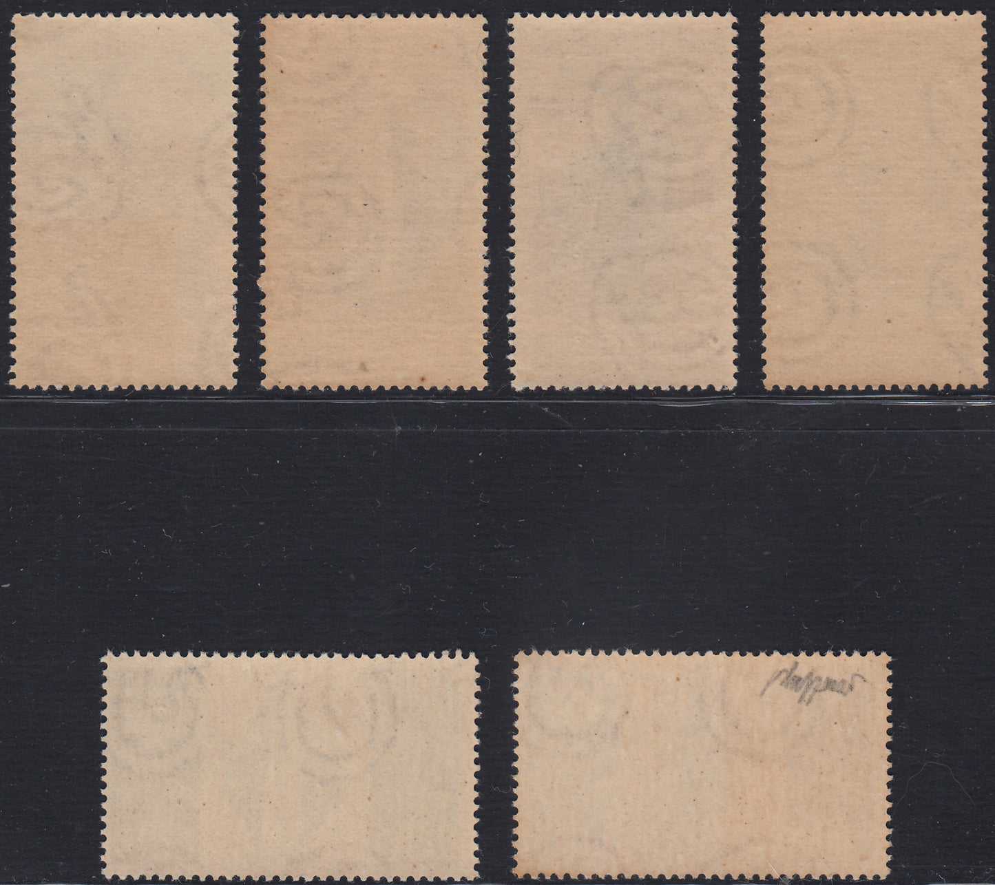 REP34 - 1948 - Filigrana ruota alata, serie completa 6° centenario della nascita di S. Caterina da Siena nuovi con gomma integra (574/577 A146 A147)