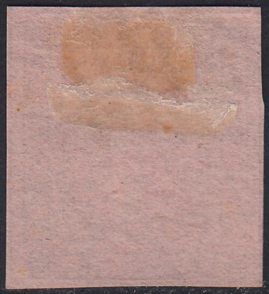 MOD130 - 1852 - Aquila estense, c. 10 rosa emissione senza punto dopo la cifra usato (2)