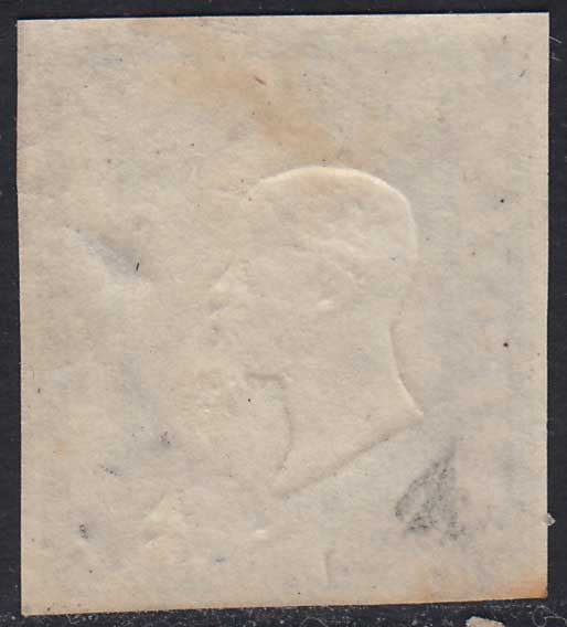 PN87 - 1861 - Effigie di V.E. II volta a destra, 50 grana ardesia oltremare nuovo con gomma (24d)