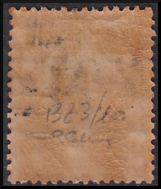 PPP620 - 1918 - Trentino Alto Adige, ufficio di Bolzano 3, segnatasse provvisorio Floreale c. 5 su c. 2 rosso bruno con soprastampa orizzontale T e cifra di corpo più grande tra due righe, nuovo (BZ3/10)