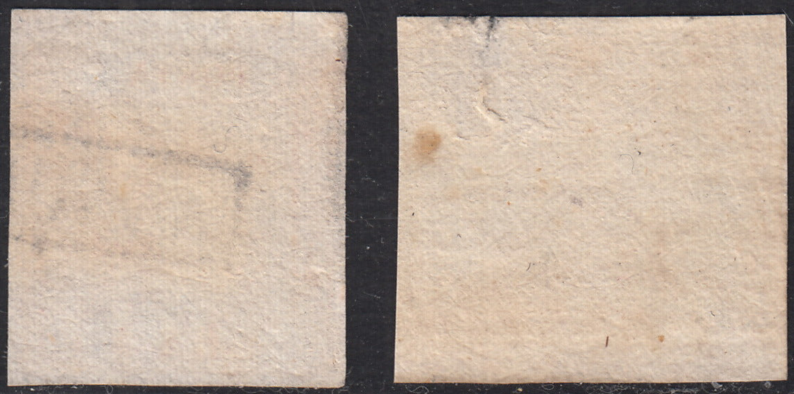 1858 - Kingdom of Naples 20 grana brownish pink I table used with original cancellation (12)