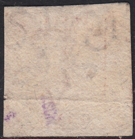 1858 - Kingdom of Naples 20 grana brownish pink I table used with original cancellation (12)
