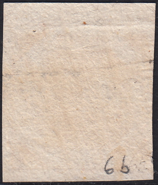 1858 - Kingdom of Naples 20 grana brownish pink I table used with original cancellation (12)