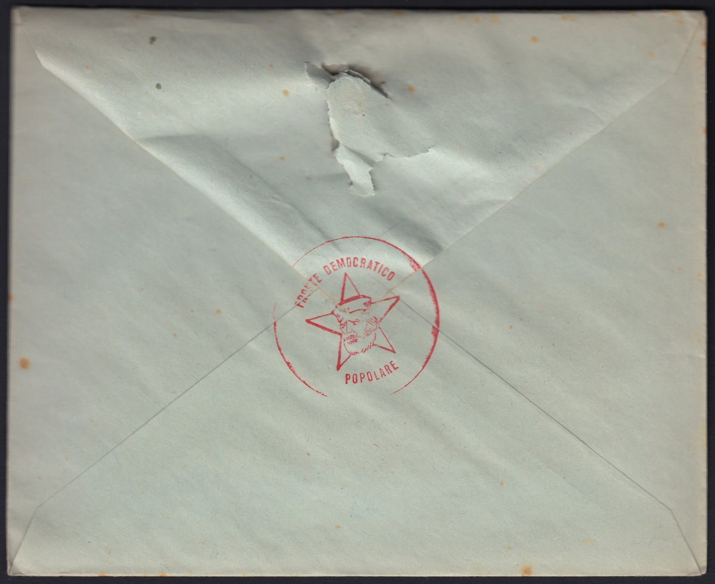 Rep17 - 1946 - Posta Aerea L. 10 carminio con interspazio di gruppo "Fronte Democratico Popolare", omaggio per gli scrutatori del Plebiscito, splendido insieme.