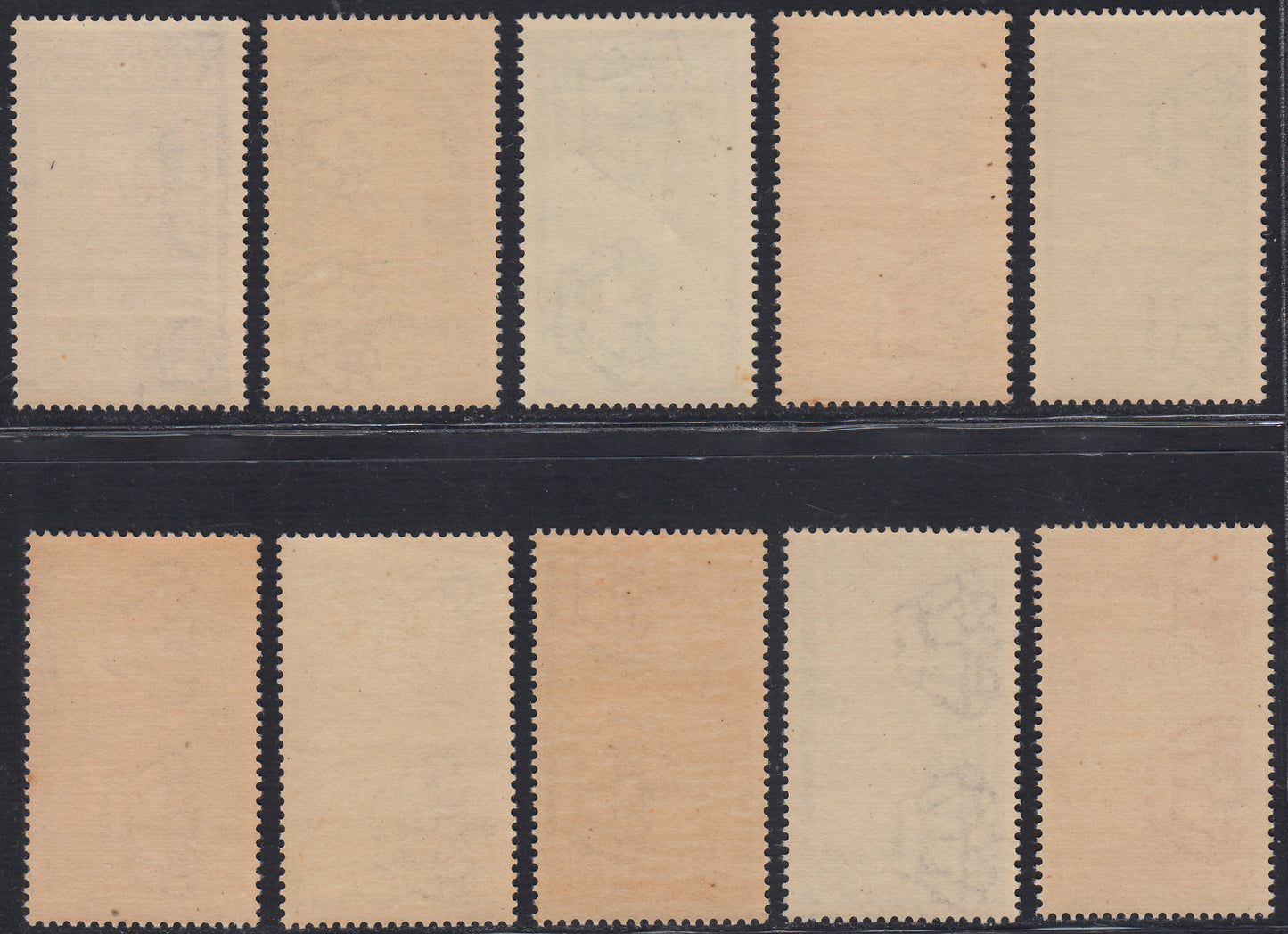 RN276 - 1937 - Centenaries of illustrious men, complete set of 10 new stamps with intact rubber. (426/435)