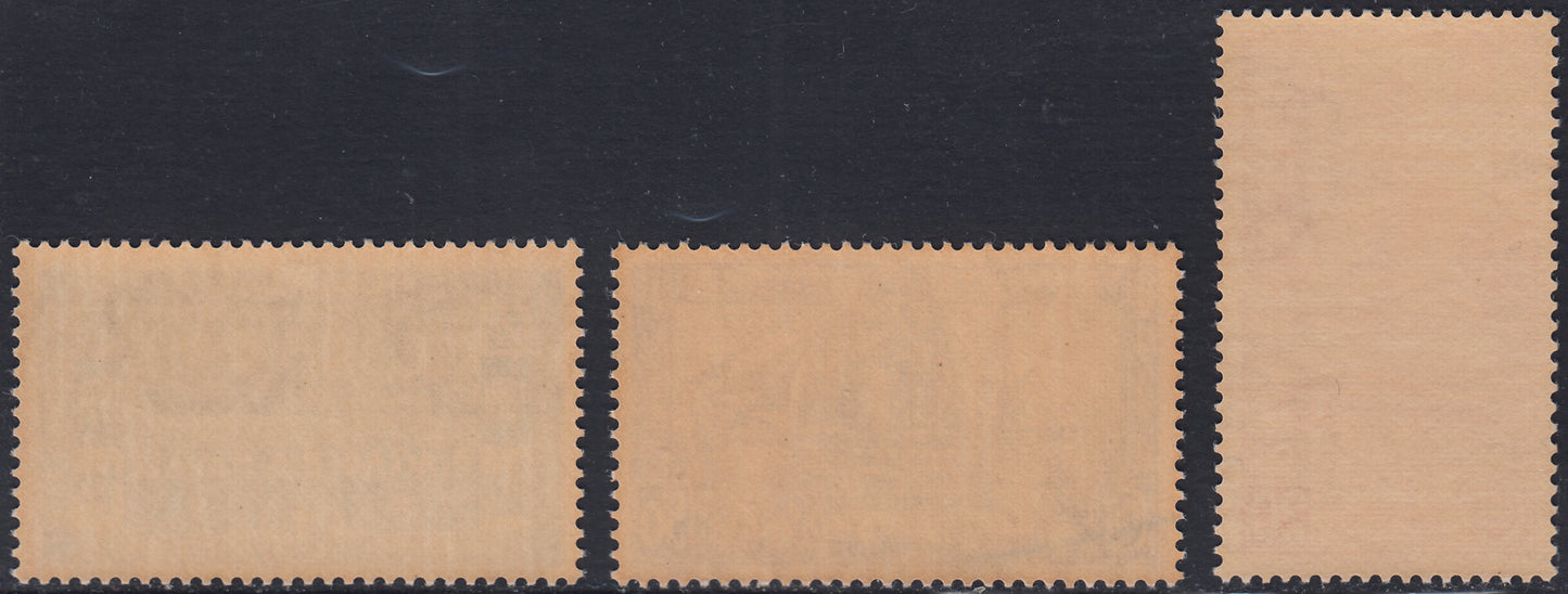 RN391 - 1931 - Accademia Navale, serie completa di tre valori nuova con gomma integra (300/302).