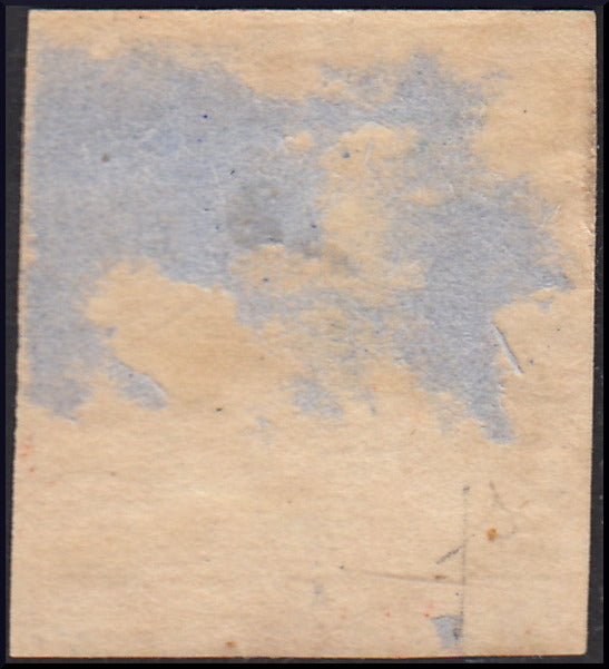 1859 - 1/2 orange grain I table paper of Palermo retouching n. 19 new with intact rubber (1)