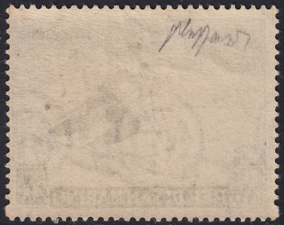 SM52 - 1953 - Posta Aerea, Sciatrice, L. 200 verde e azzuro verde nuovo con gomma integra (A111)