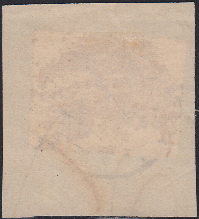 UT462 - 1863 - Segnatasse, c. 10 ocra usato su frammento con annullo Livorno Porto 24/4/67 (1a)