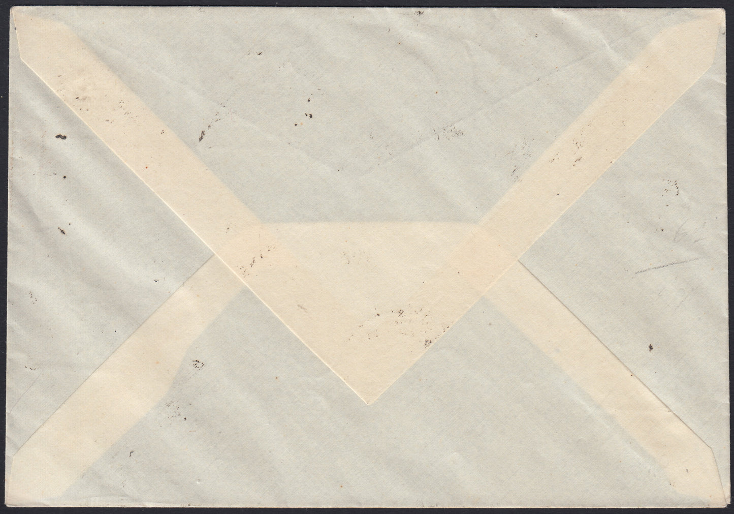 UT577 - 1938 - Posta aerea spedita da Firenze per Lipsia il 09/05/38 affrancata con Imperiale c. 2 arancio, Augusto c. 15 bruno, c. 20 rosso, P.A. c. 25 lilla, c. 50 bruno oliva, Uomini Illustri c. 25 verde. ( 242A, 417, 418, A106, A107, 428)