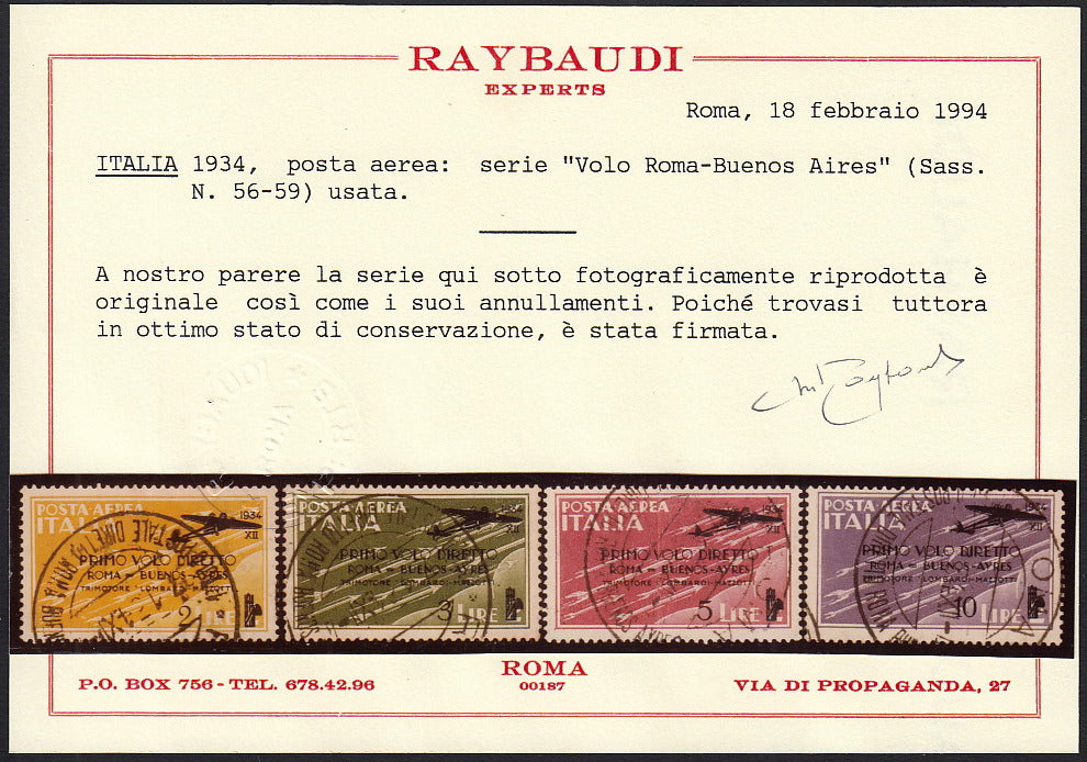 1930 – Virgilio, Ten cuttings of an advertising poster on thick cardboard with a perforated impression printed in black in the outline and diagonally the wording SAGGIO in block capitals.