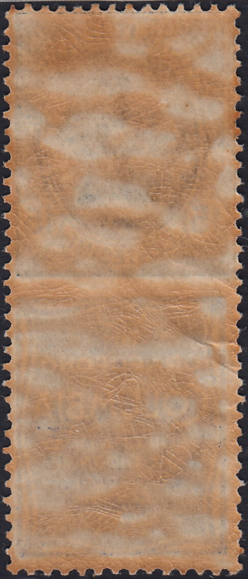 Kingdom of Italy, advertising issues, c. 25 light blue and brown "Piperno" new with intact rubber (6)