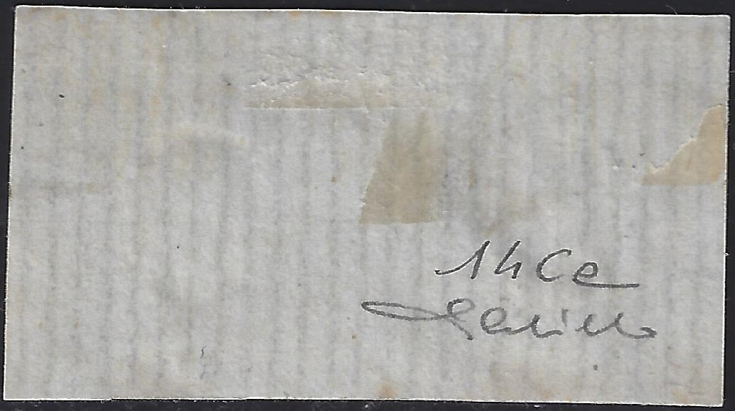 IV emissione c. 10 bruno cioccolato scuro I tavola coppia usata (14Ce)