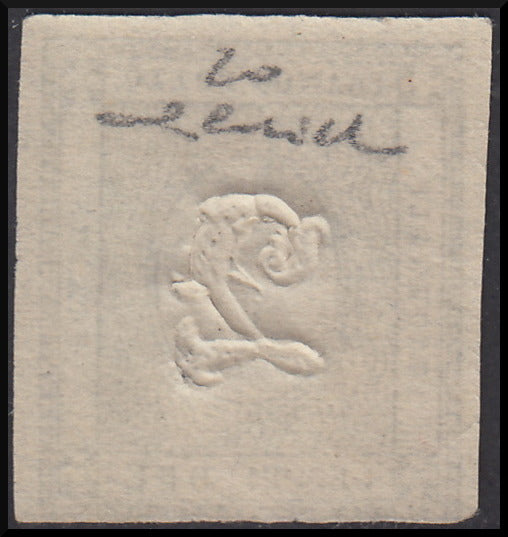 Regno di Sardegna 1861 - Stampati, c. 2 grigio nero nuovo con gomma integra (20)