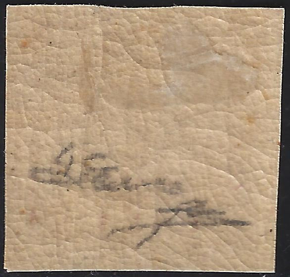 Occasion - Kingdom of Naples 1 dark carmine grain II plate new with rubber (4c)