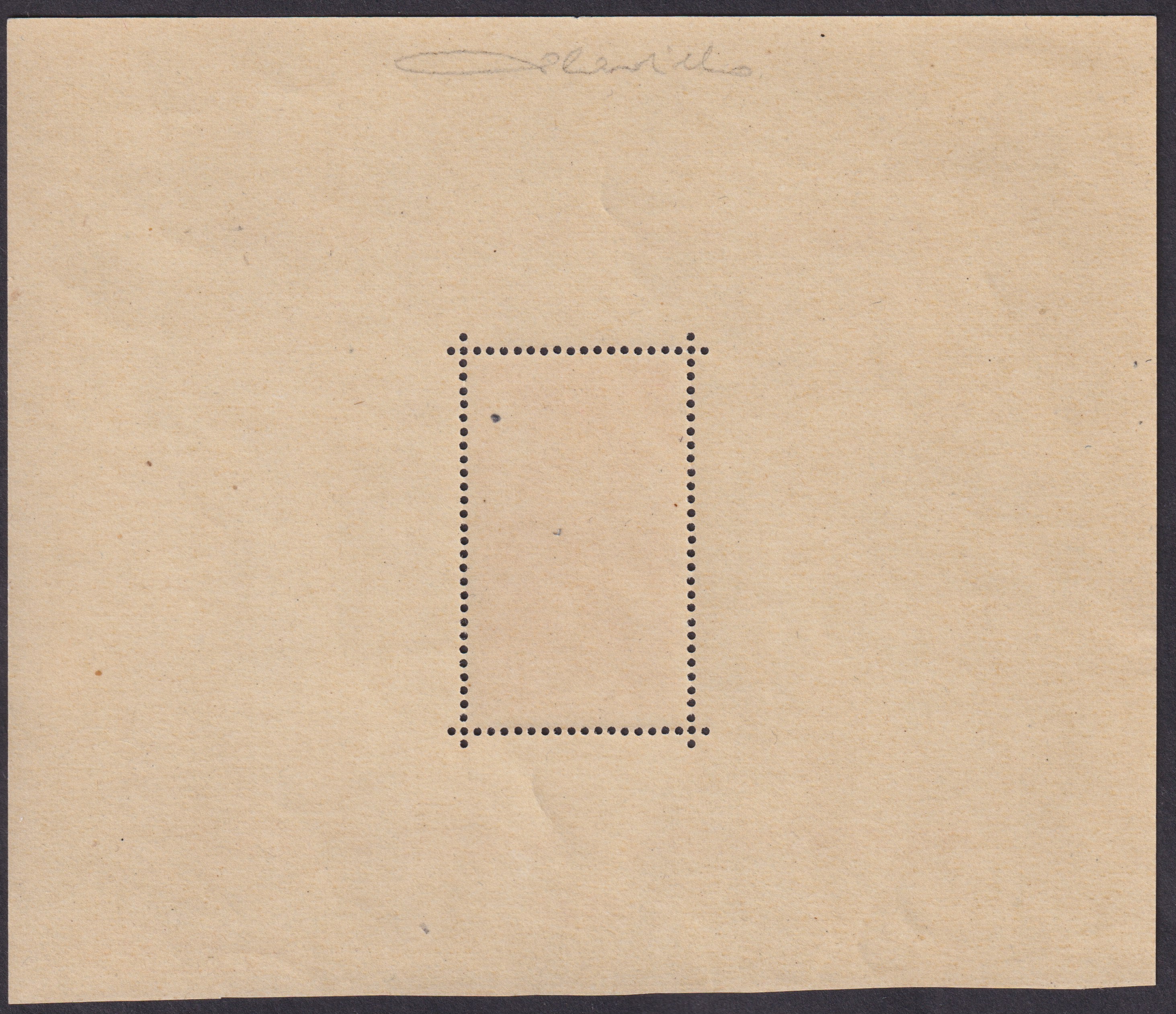 F0-217 - 1946 - Corpo Polacco, francobollo di Soccorso di Guerra n. 28 in colore diverso, L. 3 + 247 rosso in foglietto di mm. 120 x 120 nuovo gomma integra (3A).