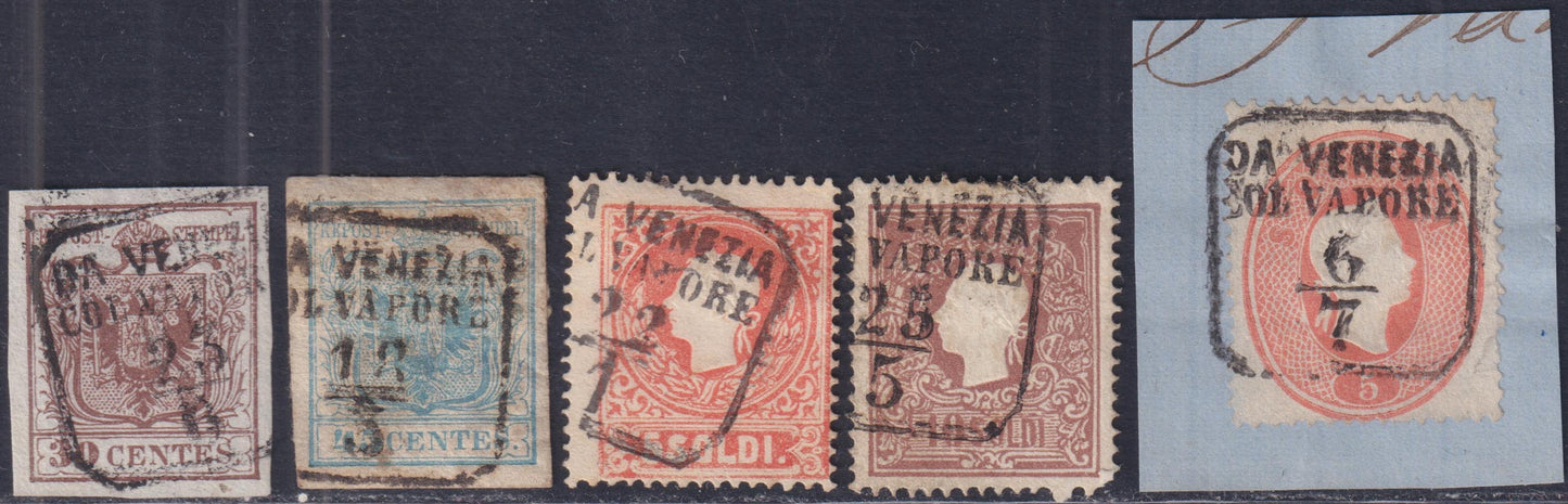 1859 - 1 brown olive grain II table paper of Naples new with original gum (4b) 