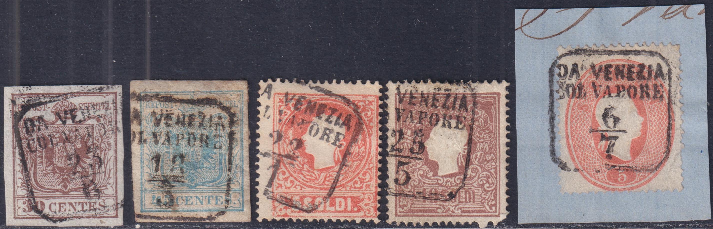 1859 - 1 brown olive grain II table paper of Naples new with original gum (4b) 