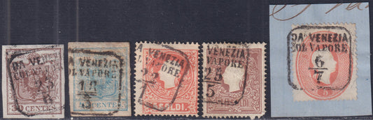 1859 - 1 brown olive grain II table paper of Naples new with original gum (4b) 