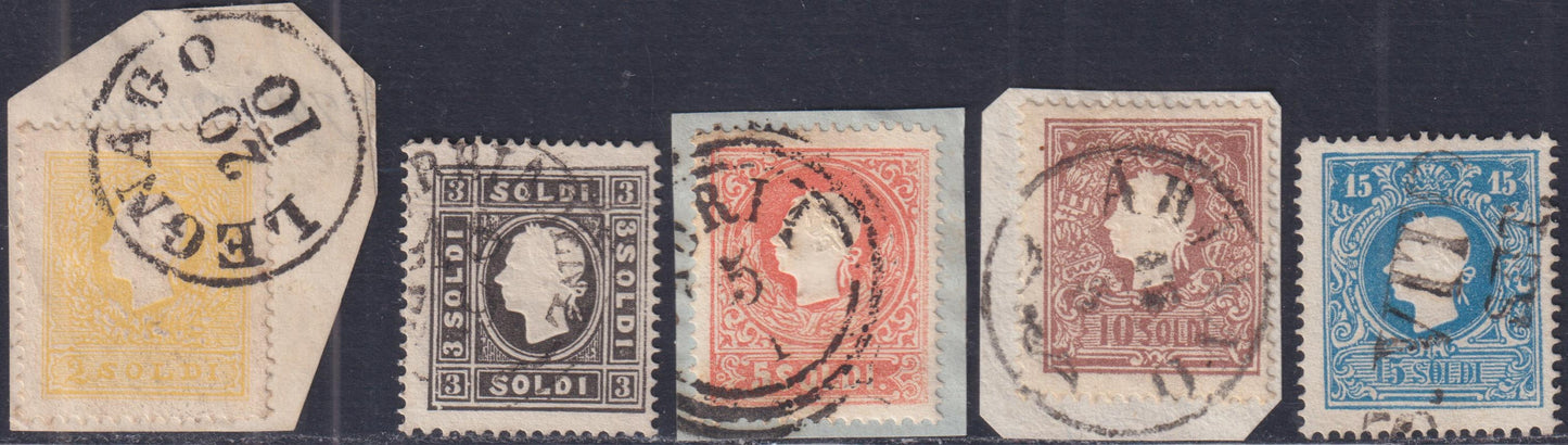 1859 - 1 brown olive grain II table paper of Naples new with original gum (4b) 