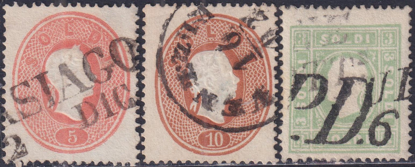 1859 - 1 brown olive grain II table paper of Naples new with original gum (4b) 