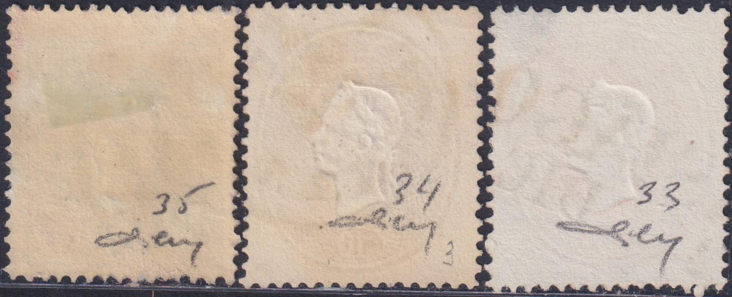 1859 - 1 brown olive grain II table paper of Naples new with original gum (4b) 