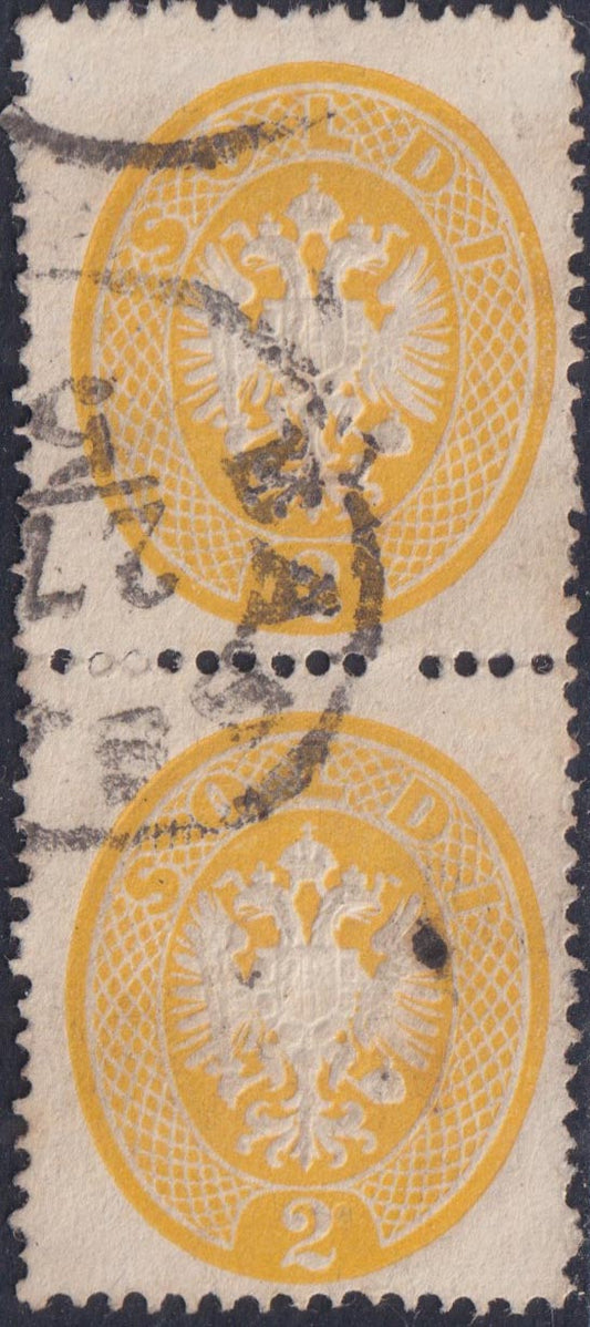 1859 - 1 brown olive grain II table paper of Naples new with original gum (4b) 