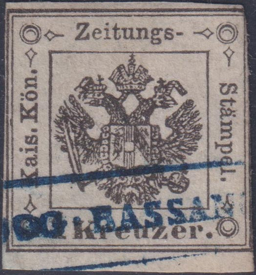 1859 - 1 brown olive grain II table paper of Naples new with original gum (4b) 