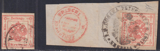 1859 - 1 brown olive grain II table paper of Naples new with original gum (4b) 