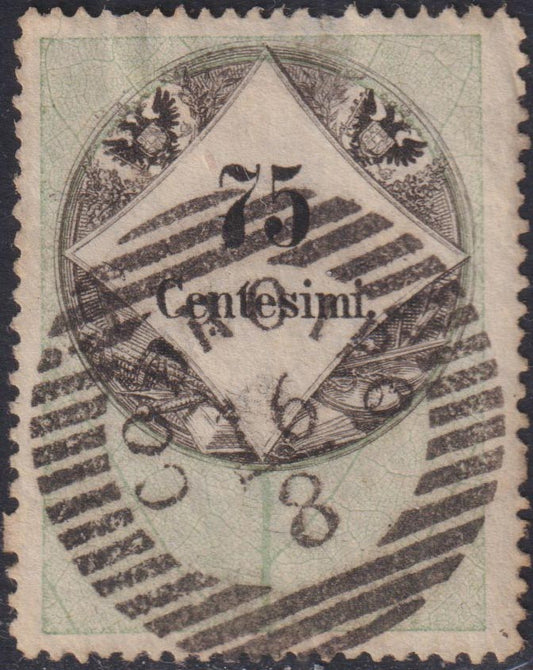 1859 - 1 brown olive grain II table paper of Naples new with original gum (4b) 