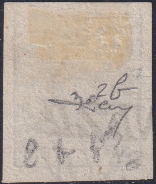 1859 - 1 brown olive grain II table paper of Naples new with original gum (4b) 