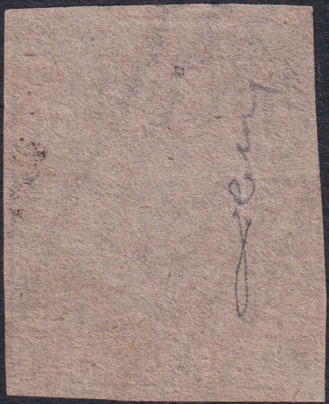 1859 - 1 brown olive grain II table paper of Naples new with original gum (4b) 