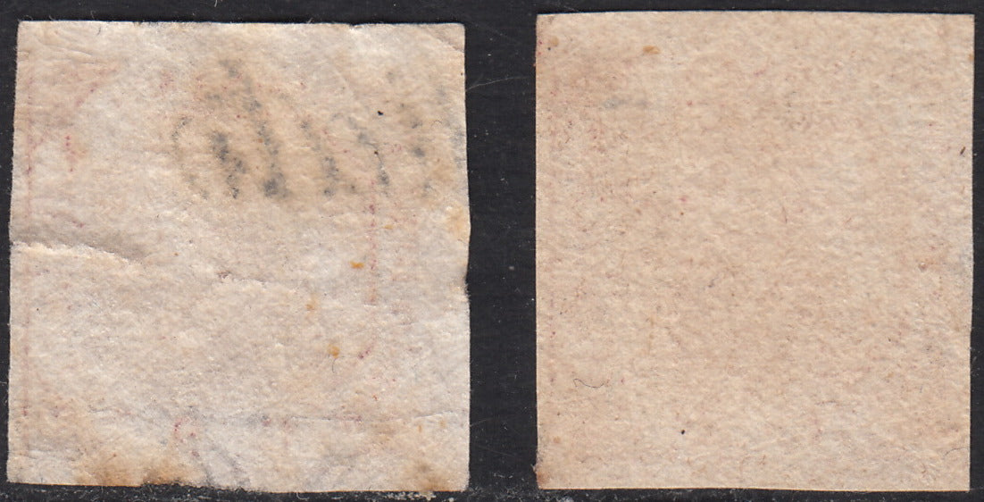 1859 - 1 brown olive grain II table paper of Naples new with original gum (4b) 