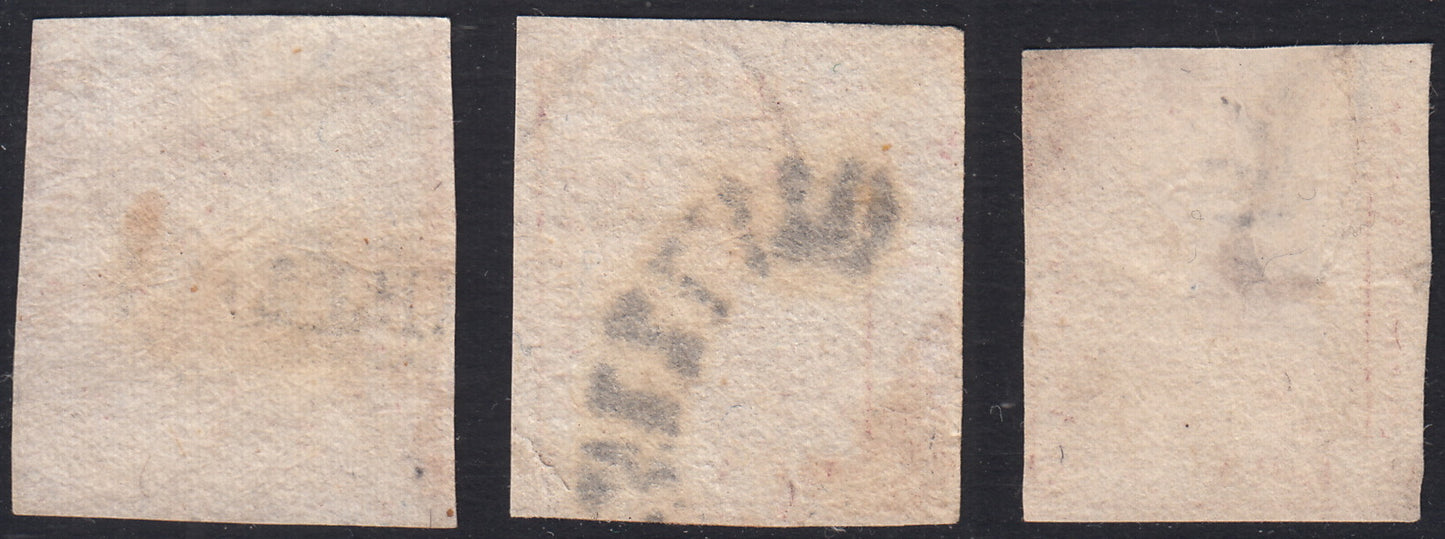 1859 - 1 brown olive grain II table paper of Naples new with original gum (4b) 