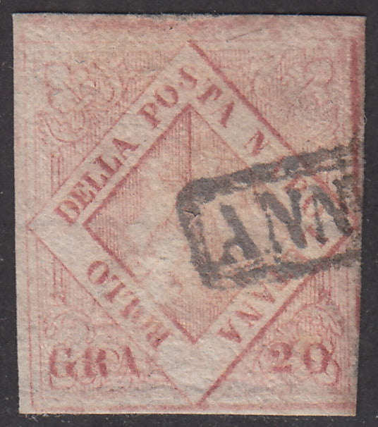 1859 - 1 brown olive grain II table paper of Naples new with original gum (4b) 