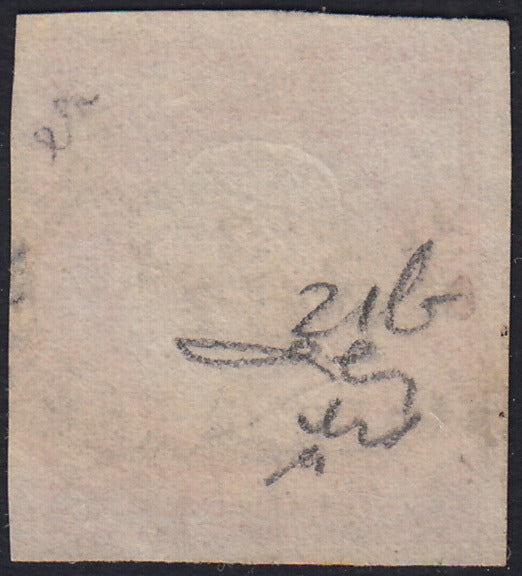 1859 - 1 brown olive grain II table paper of Naples new with original gum (4b) 