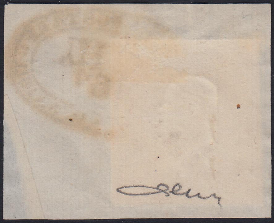 1859 - 1 brown olive grain II table paper of Naples new with original gum (4b) 