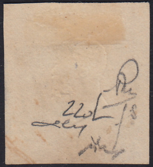 1859 - 1 brown olive grain II table paper of Naples new with original gum (4b) 