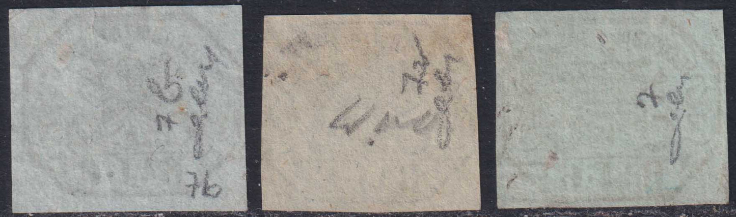 1859 - 1 brown olive grain II table paper of Naples new with original gum (4b) 