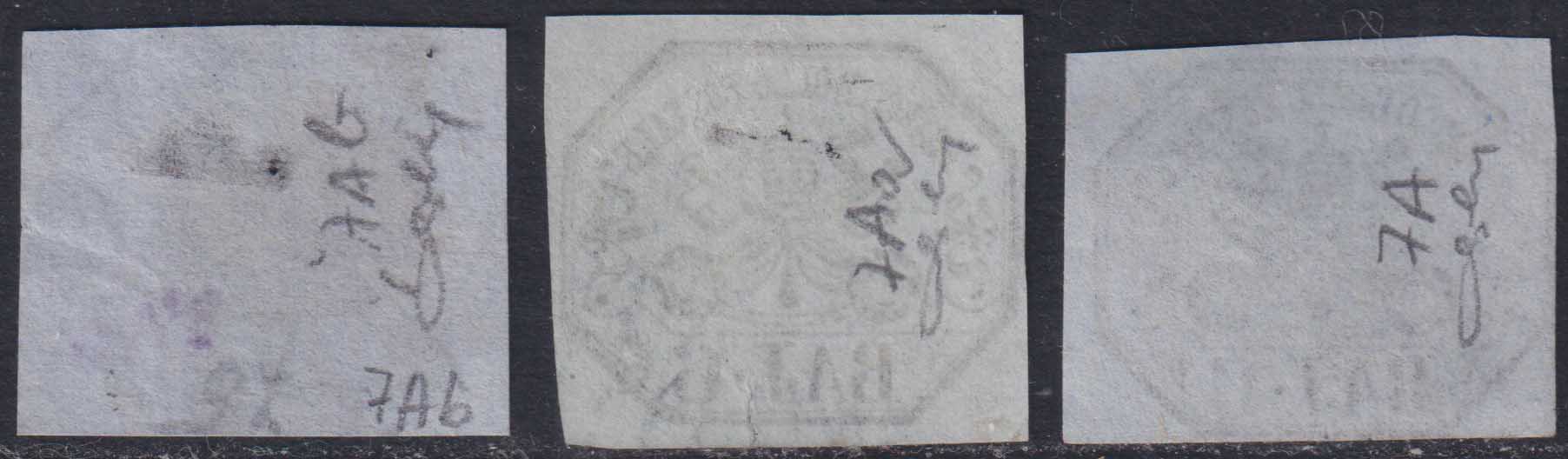 1859 - 1 brown olive grain II table paper of Naples new with original gum (4b) 