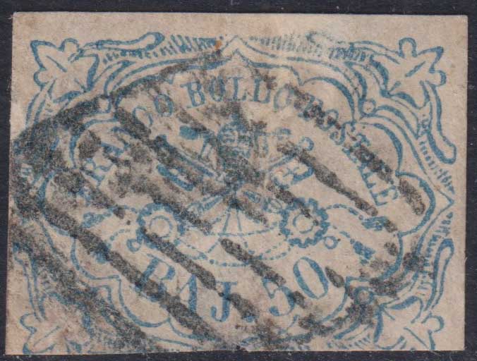 1859 - 1 brown olive grain II table paper of Naples new with original gum (4b) 