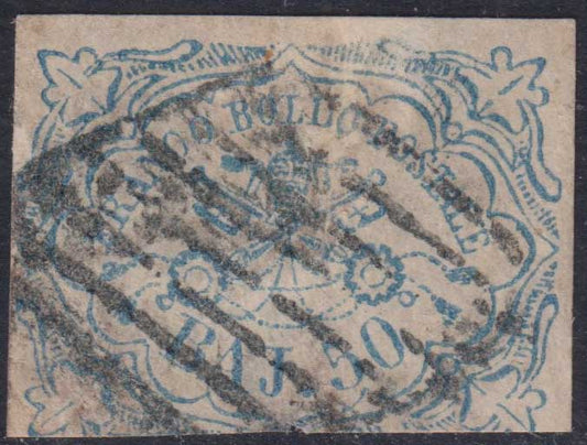 1859 - 1 brown olive grain II table paper of Naples new with original gum (4b) 